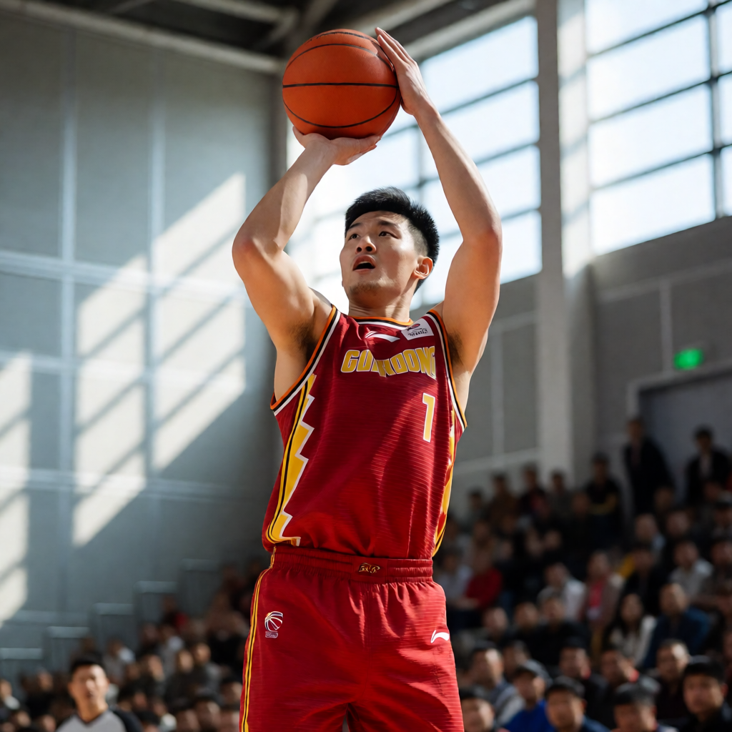 CBA联赛广东宏远队与辽宁本钢队比赛精彩瞬间